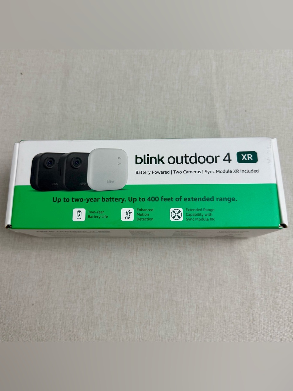 Blink Outdoor 4 XR 2-Pack Wireless Battery Outdoor 1080p Cameras + Sync Module